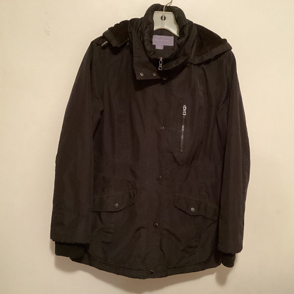 Black Laura Scott winter jacket, M